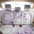 Kia Orana Cook Islands Back Car Seat Cover Tiare and Stars - Lavender