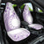 Kia Orana Cook Islands Car Seat Cover Tiare and Stars - Lavender