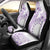 Kia Orana Cook Islands Car Seat Cover Tiare and Stars - Lavender