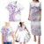 Kia Orana Cook Islands Family Matching Puletasi and Hawaiian Shirt Tiare and Stars - Lavender