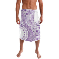 Kia Orana Cook Islands Lavalava Tiare and Stars - Lavender LT7 Lavender - Polynesian Pride