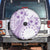 Kia Orana Cook Islands Spare Tire Cover Tiare and Stars - Lavender