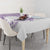 Kia Orana Cook Islands Tablecloth Tiare and Stars - Lavender