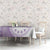 Kia Orana Cook Islands Tablecloth Tiare and Stars - Lavender