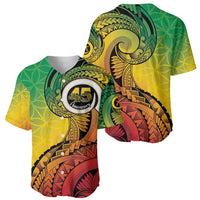 Vanuatu 45th Independence Anniversary Baseball Jersey Ni-Van Sandroing LT7 - Polynesian Pride