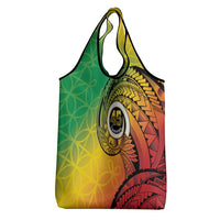 Vanuatu 45th Independence Anniversary Grocery Bag Ni-Van Sandroing LT7 - Polynesian Pride