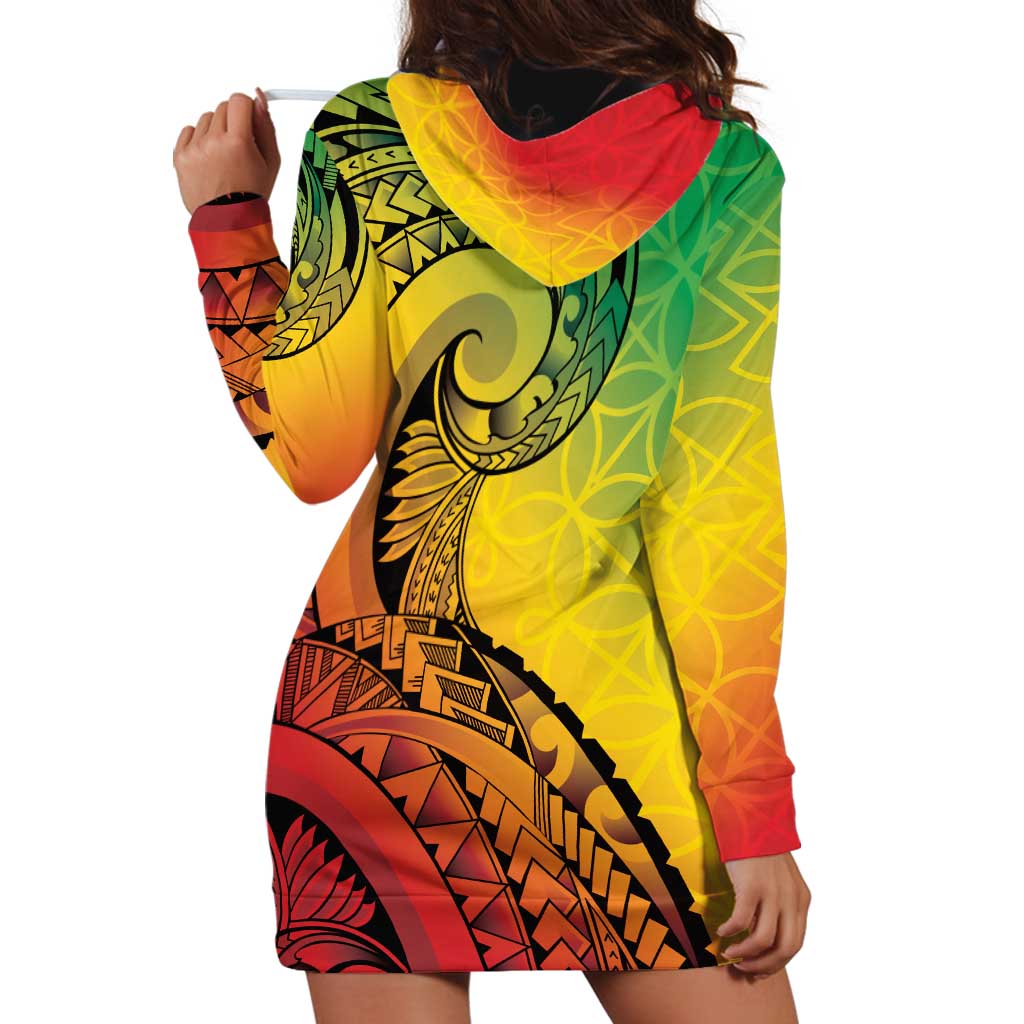 Vanuatu 45th Independence Anniversary Hoodie Dress Ni-Van Sandroing LT7 - Polynesian Pride