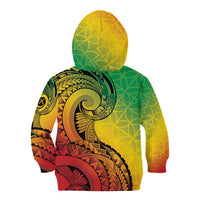 Vanuatu 45th Independence Anniversary Kid Hoodie Ni-Van Sandroing LT7 - Polynesian Pride