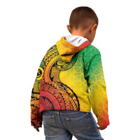 Vanuatu 45th Independence Anniversary Kid Hoodie Ni-Van Sandroing LT7 - Polynesian Pride