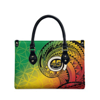 Vanuatu 45th Independence Anniversary Leather Bag Ni-Van Sandroing LT7 - Polynesian Pride