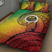Vanuatu 45th Independence Anniversary Quilt Bed Set Ni-Van Sandroing LT7 - Polynesian Pride