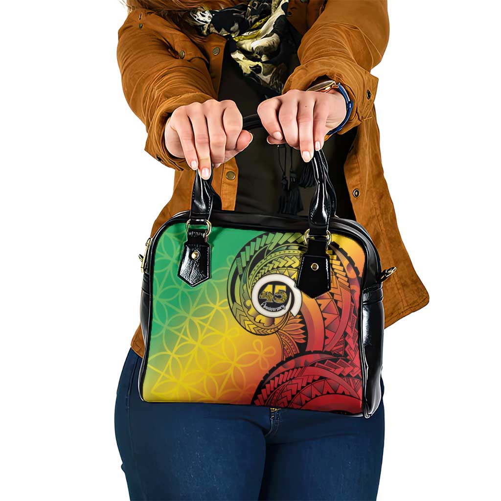 Vanuatu 45th Independence Anniversary Shoulder Handbag Ni-Van Sandroing LT7 One Size Colorful - Polynesian Pride