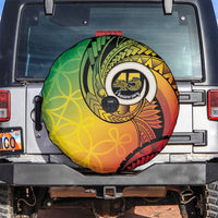 Vanuatu 45th Independence Anniversary Spare Tire Cover Ni-Van Sandroing LT7 Colorful - Polynesian Pride