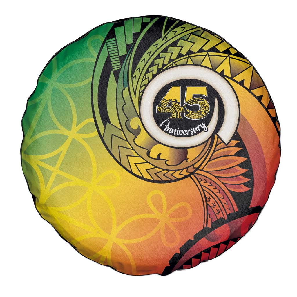 Vanuatu 45th Independence Anniversary Spare Tire Cover Ni-Van Sandroing LT7 - Polynesian Pride