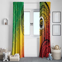 Vanuatu 45th Independence Anniversary Window Curtain Ni-Van Sandroing LT7 - Polynesian Pride