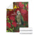 Kakapo Bird New Zealand Blanket Floral Christmas