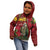 Kakapo Bird New Zealand Kid Hoodie Floral Christmas