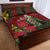 Kakapo Bird New Zealand Quilt Bed Set Floral Christmas