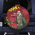 Kakapo Bird New Zealand Spare Tire Cover Floral Christmas