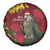 Kakapo Bird New Zealand Spare Tire Cover Floral Christmas