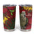 Kakapo Bird New Zealand Tumbler Cup Floral Christmas