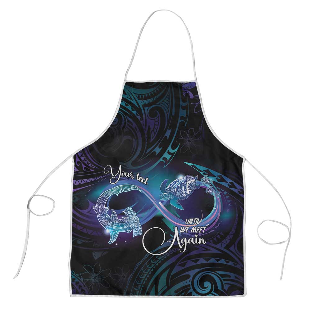 Polynesian Personalized Memorial Apron Oceanic Infinity Symbol - Until We Meet Again LT7 Black - Polynesian Pride