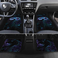 Polynesian Memorial Car Mats Oceanic Infinity Symbol - Until We Meet Again LT7 Set 4pcs Black - Polynesian Pride