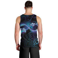 Polynesian Personalized Memorial Men Tank Top Oceanic Infinity Symbol - Until We Meet Again LT7 - Polynesian Pride