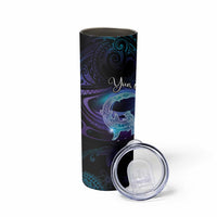 Polynesian Personalized Memorial Skinny Tumbler Oceanic Infinity Symbol - Until We Meet Again LT7 - Polynesian Pride
