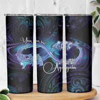 Polynesian Personalized Memorial Skinny Tumbler Oceanic Infinity Symbol - Until We Meet Again LT7 - Polynesian Pride