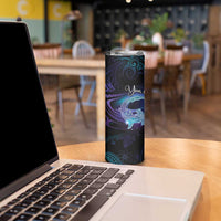 Polynesian Personalized Memorial Skinny Tumbler Oceanic Infinity Symbol - Until We Meet Again LT7 - Polynesian Pride