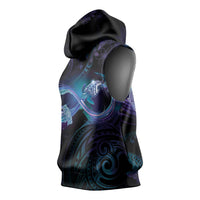 Polynesian Personalized Memorial Sleeveless Hoodie Oceanic Infinity Symbol - Until We Meet Again LT7 - Polynesian Pride