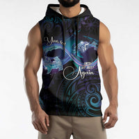 Polynesian Personalized Memorial Sleeveless Hoodie Oceanic Infinity Symbol - Until We Meet Again LT7 - Polynesian Pride