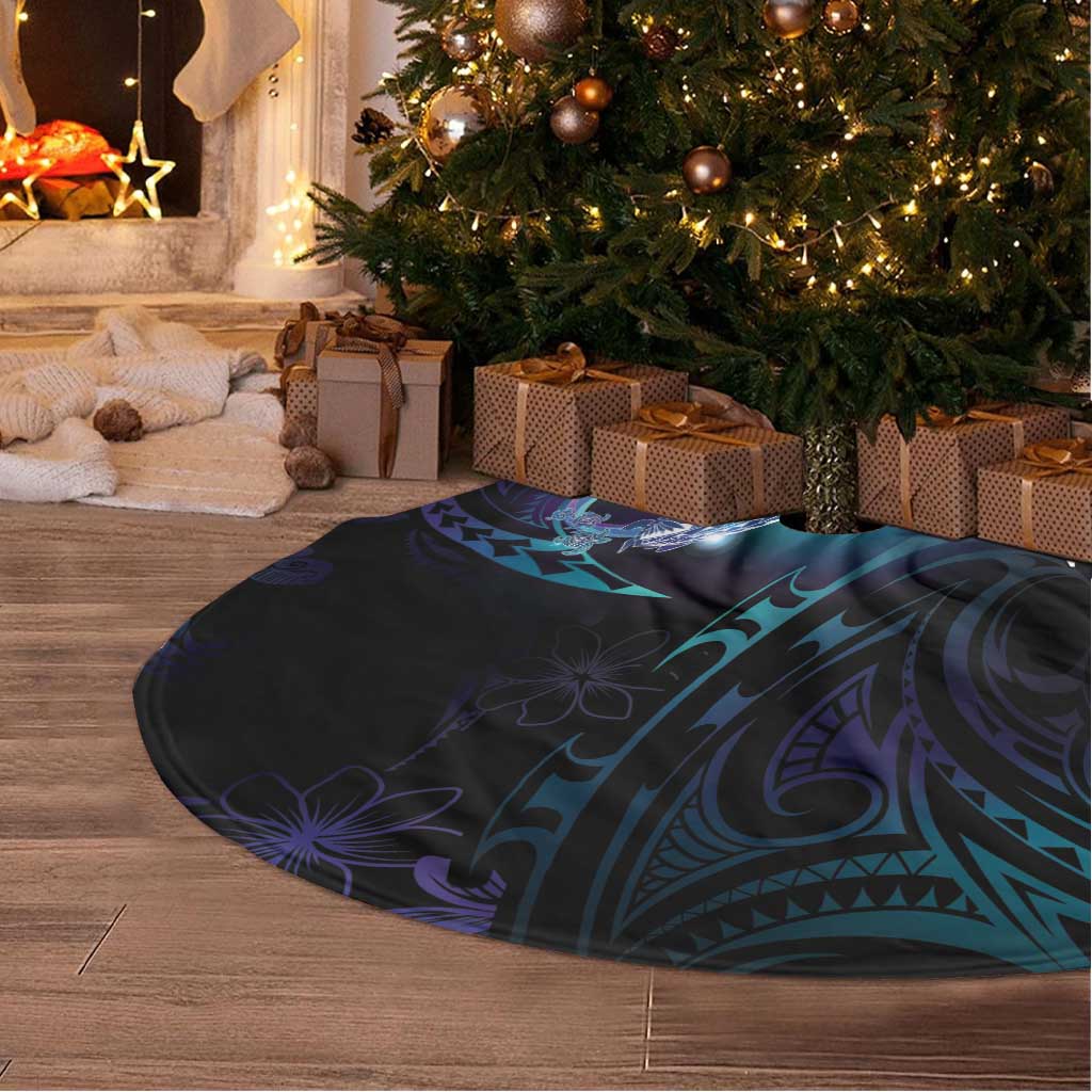 Polynesian Personalized Memorial Tree Skirt Oceanic Infinity Symbol - Until We Meet Again LT7 - Polynesian Pride