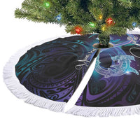 Polynesian Personalized Memorial Tree Skirt Oceanic Infinity Symbol - Until We Meet Again LT7 - Polynesian Pride
