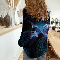 Polynesian Personalized Memorial Women Casual Shirt Oceanic Infinity Symbol - Until We Meet Again LT7 - Polynesian Pride