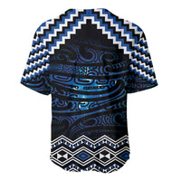 New Zealand Matariki Baseball Jersey Galaxy Styled Taniko LT7 - Polynesian Pride
