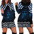 New Zealand Matariki Hoodie Dress Galaxy Styled Taniko