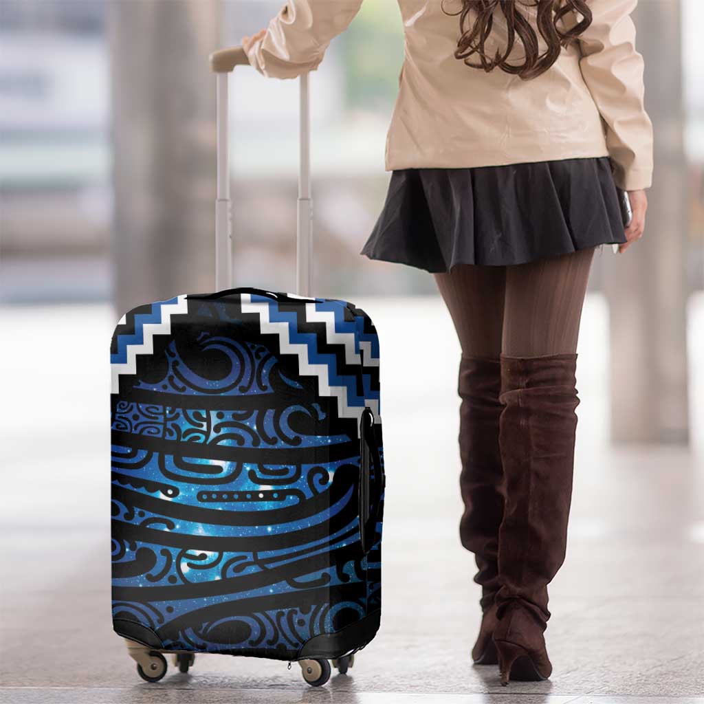New Zealand Matariki Luggage Cover Galaxy Styled Taniko LT7 - Polynesian Pride