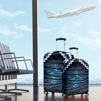 New Zealand Matariki Luggage Cover Galaxy Styled Taniko LT7 - Polynesian Pride
