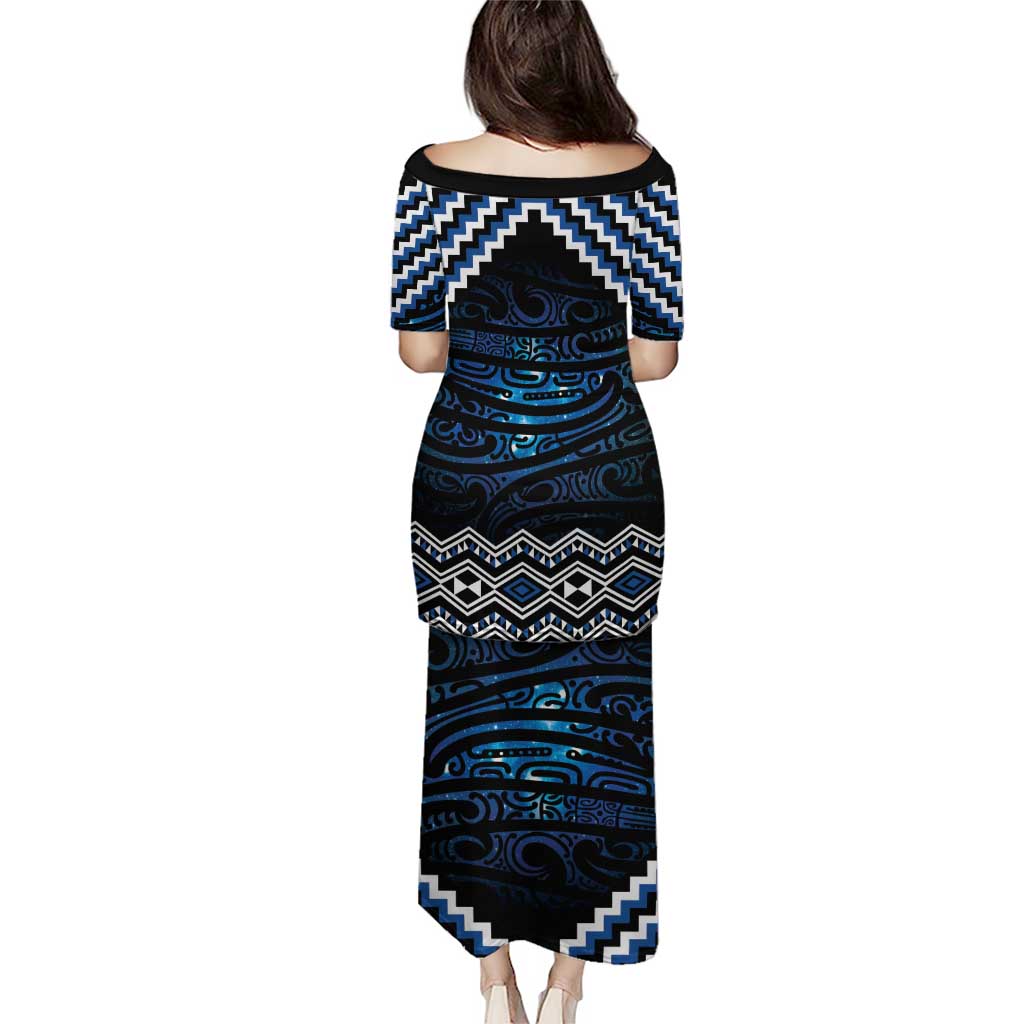 New Zealand Matariki Puletasi Galaxy Styled Taniko LT7 - Polynesian Pride