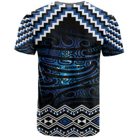 New Zealand Matariki T Shirt Galaxy Styled Taniko LT7 - Polynesian Pride