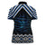 New Zealand Matariki Women Polo Shirt Galaxy Styled Taniko