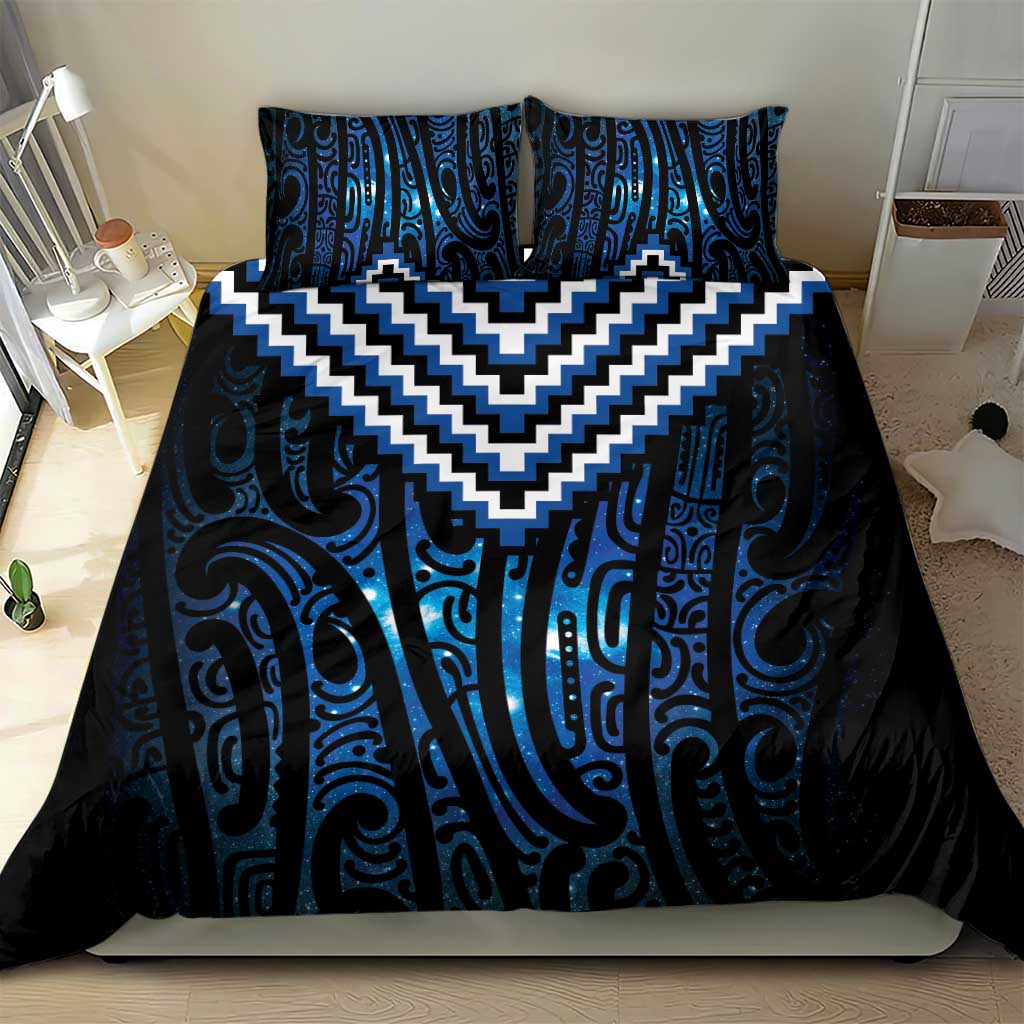 New Zealand Matariki Bedding Set Galaxy Poutama Motifs LT7 - Polynesian Pride