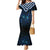 New Zealand Matariki Mermaid Dress Galaxy Poutama Motifs