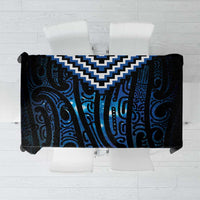 New Zealand Matariki Tablecloth Galaxy Poutama Motifs LT7 Blue - Polynesian Pride