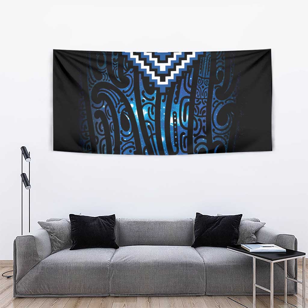 New Zealand Matariki Tapestry Galaxy Poutama Motifs LT7 - Polynesian Pride