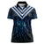 New Zealand Matariki Women Polo Shirt Galaxy Poutama Motifs