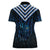 New Zealand Matariki Women Polo Shirt Galaxy Poutama Motifs