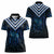 New Zealand Matariki Women Polo Shirt Galaxy Poutama Motifs